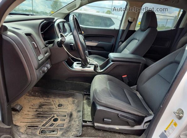 1GCGTCE38G1107702 2016 CHEVROLET COLORADO Белый Вид салона спереди
