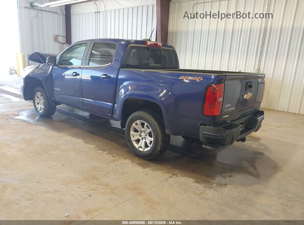 1GCGTCE3XG1217506 2016 CHEVROLET COLORADO Blue Trasero izquierdo