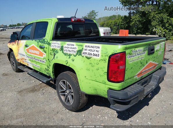 1GCGTCEN0K1264991 2019 CHEVROLET COLORADO Green Հետևի ձախ