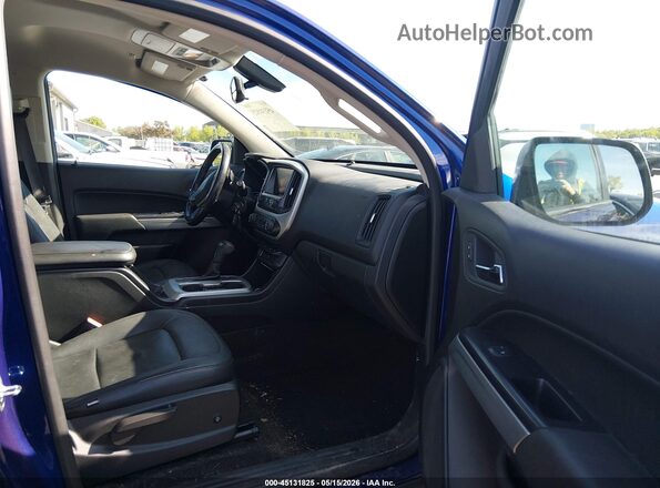 1GCGTCEN2H1222220 2017 CHEVROLET COLORADO Blue Widok wnętrza z przodu