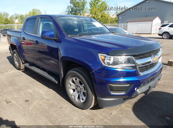 1GCGTCEN2H1222220 2017 CHEVROLET COLORADO Blue Przód prawy