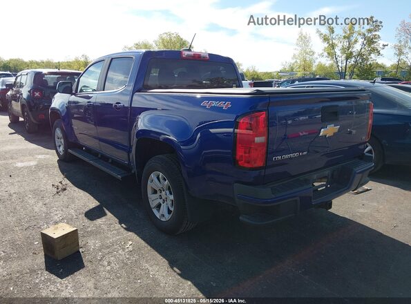 1GCGTCEN2H1222220 2017 CHEVROLET COLORADO Blue Tył lewy