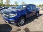 2017 Chevrolet Colorado Lt Blue vin: 1GCGTCEN2H1222220