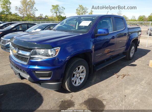 1GCGTCEN2H1222220 2017 CHEVROLET COLORADO Blue Przód lewy