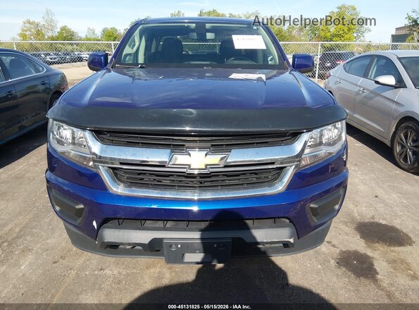1GCGTCEN2H1222220 2017 CHEVROLET COLORADO Blue Widok zestawu wskaźników