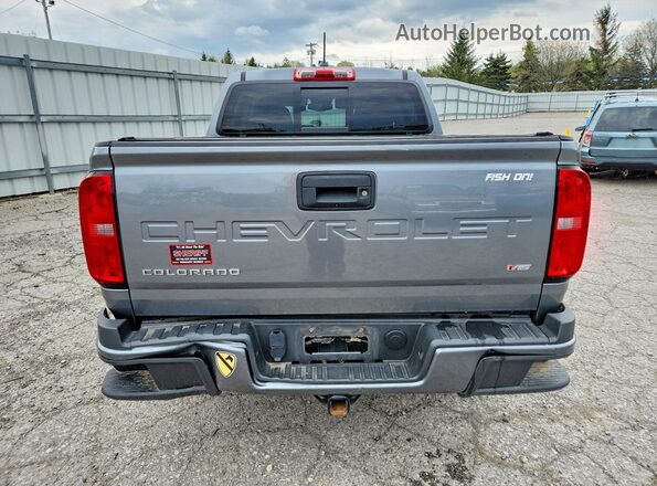 1GCGTCEN6M1279336 2021 CHEVROLET COLORADO Серый Вид сзади