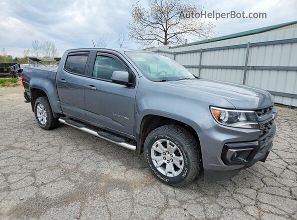 1GCGTCEN6M1279336 2021 CHEVROLET COLORADO Серый Передняя правая четверть