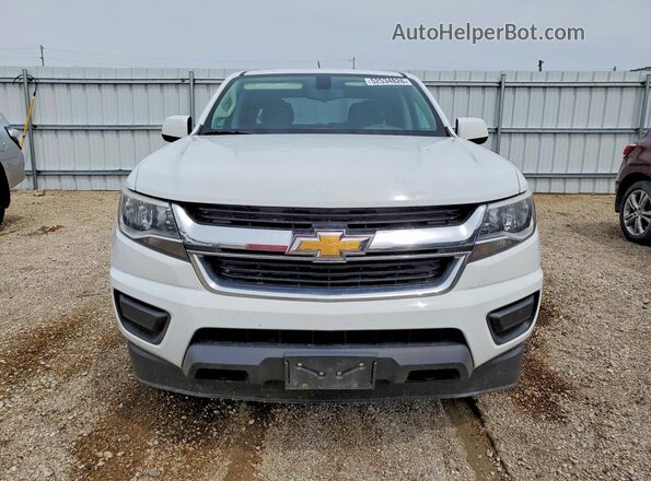 1GCGTCENXK1104729 2019 CHEVROLET COLORADO White Widok z przodu