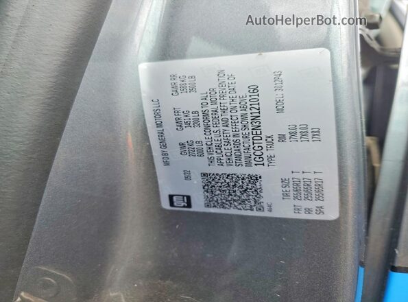1GCGTDEN3N1210160 2022 CHEVROLET COLORADO Серый Вид подкапотного пространства