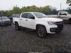 2021 Chevrolet Colorado 4wd  Short Box Z71 White vin: 1GCGTDEN5M1162353