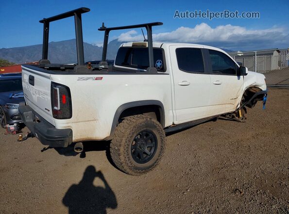 1GCGTEEN1M1187238 2021 CHEVROLET COLORADO Белый Задняя правая четверть