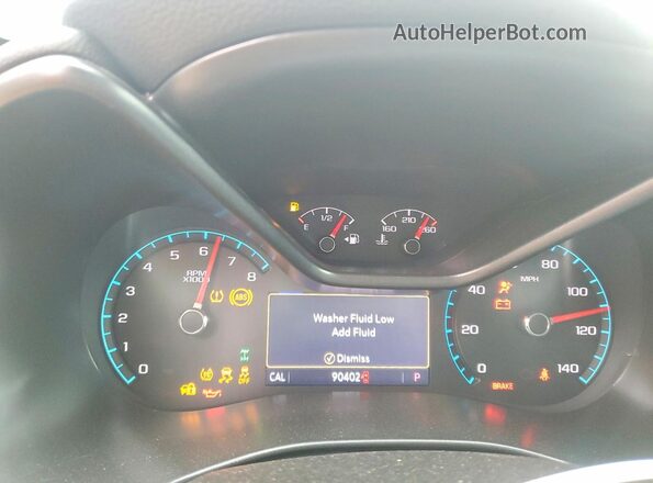 1GCGTEEN2L1245906 2020 CHEVROLET COLORADO Gray ხელსაწყოთა პანელის ხედი