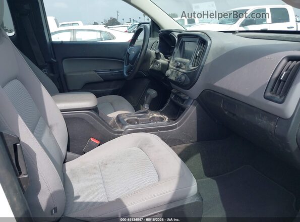 1GCHSBEA1J1268027 2018 CHEVROLET COLORADO Белый Вид салона спереди