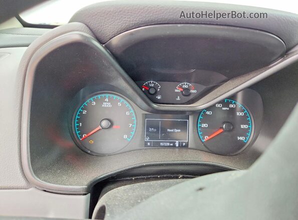 1GCHSBEAXN1125809 2022 CHEVROLET COLORADO Белый Вид щитка приборов