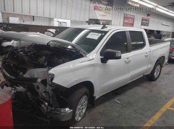1GCPACE87TZ123810 2026 CHEVROLET SILVERADO White Vista tres cuartos delantera izquierda