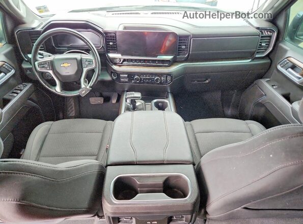 1GCPACED8SZ250366 2025 CHEVROLET SILVERADO Зеленый Вид панели приборов