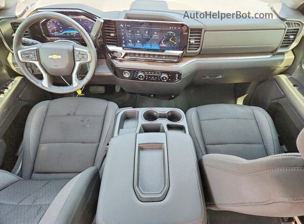 1GCPACEK0RZ243811 2024 CHEVROLET SILVERADO Silver Widok deski rozdzielczej