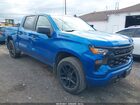 2023 Chevrolet Silverado 1500 4wd  Short Bed Custom Blue vin: 1GCPDBEK3PZ110216