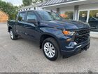 2022 Chevrolet Silverado 1500 4wd  Short Bed Custom Blue vin: 1GCPDBEK7NZ549593