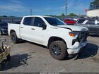 2023 Chevrolet Silverado 1500 4wd  Short Bed Custom White vin: 1GCPDBEK9PZ190721