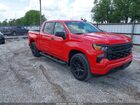 2026 Chevrolet Silverado 1500 4wd  Short Bed Custom Red vin: 1GCPKBEK3TZ126450