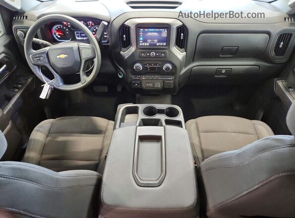 1GCPKBEK7SZ132847 2025 CHEVROLET SILVERADO Белый Вид панели приборов