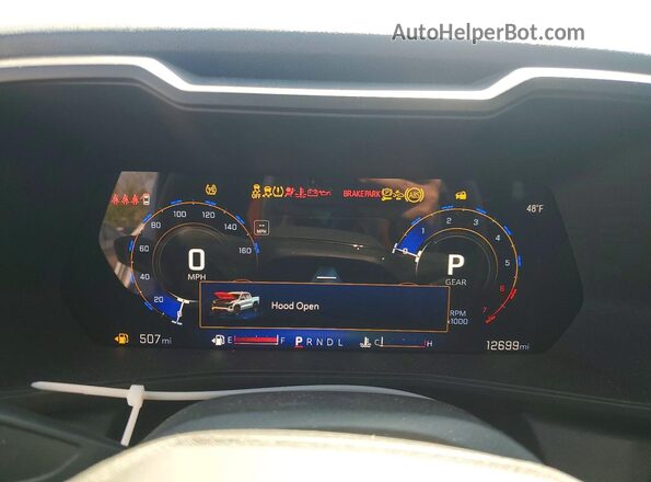 1GCPSBEK4S1142105 2025 CHEVROLET COLORADO Белый Вид щитка приборов