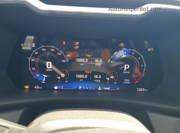 1GCPSBEK6S1154031 2025 CHEVROLET COLORADO Белый Вид щитка приборов