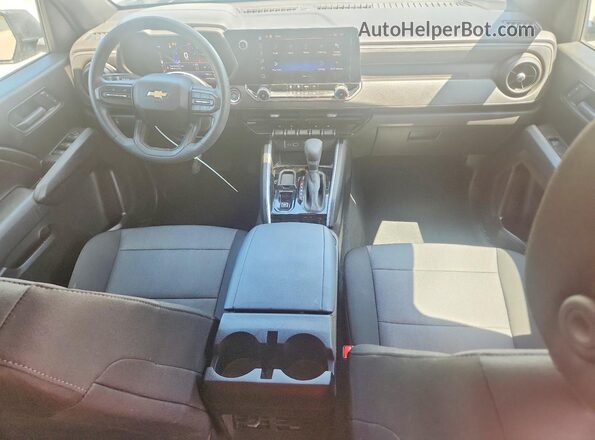 1GCPSBEK7P1269390 2023 CHEVROLET COLORADO White Вид панелі приладів