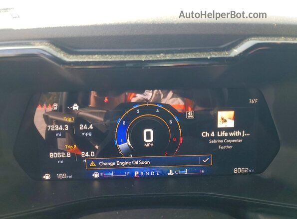 1GCPSCEK2S1225196 2025 CHEVROLET COLORADO Black Instrument cluster view