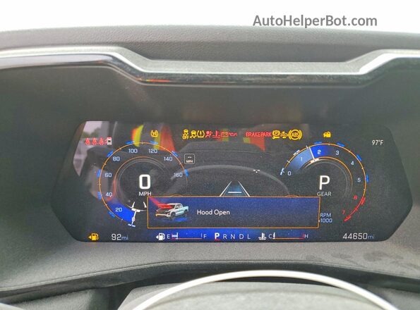 1GCPSCEKXR1170913 2024 CHEVROLET COLORADO Серый Вид щитка приборов