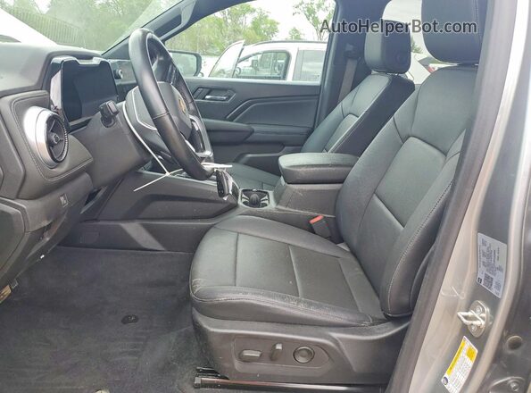 1GCPTCEK8P1200484 2023 CHEVROLET COLORADO Gray Front interior view