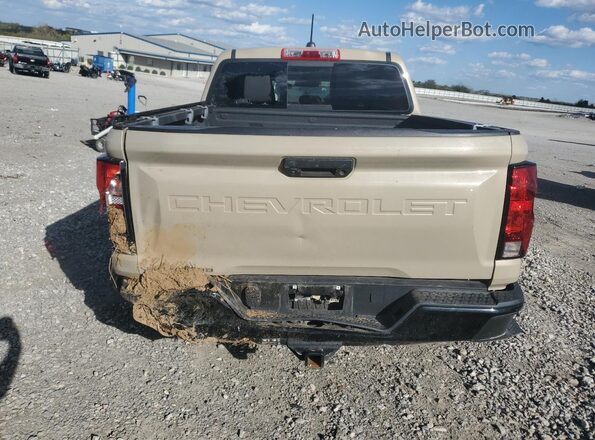 1GCPTEEK2P1146580 2023 CHEVROLET COLORADO Tan უკანა ხედი