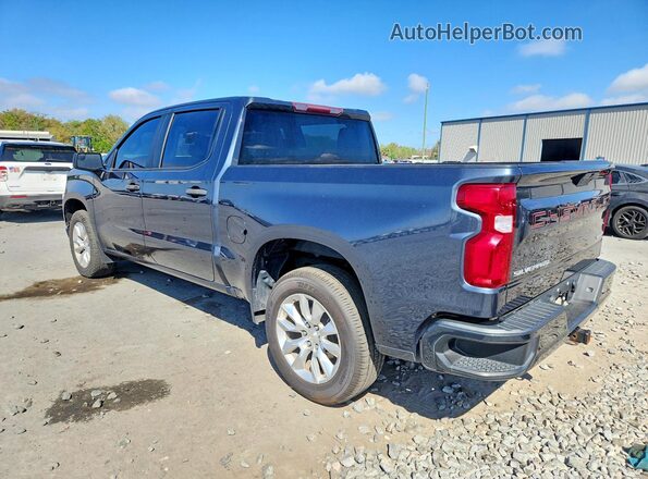 1GCPWBEK3MZ449953 2021 CHEVROLET SILVERADO Gray უკანა მარცხენა