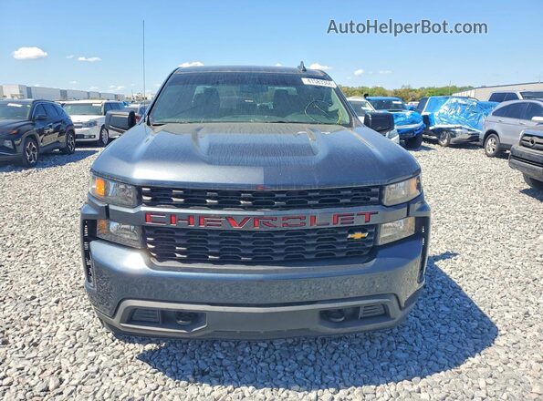 1GCPWBEK3MZ449953 2021 CHEVROLET SILVERADO Gray წინა ხედი