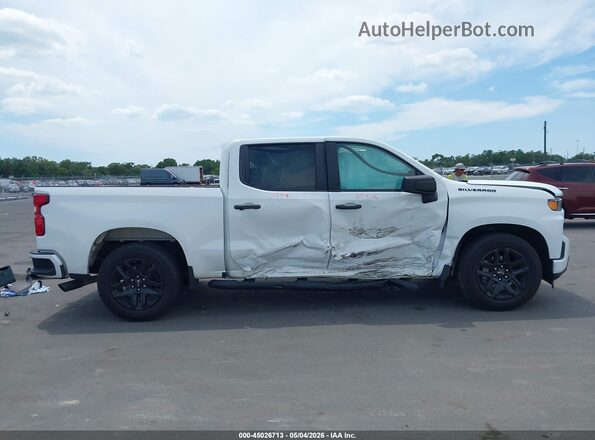 1GCPWBEK9MZ254813 2021 CHEVROLET SILVERADO Белый Вид задней части салона