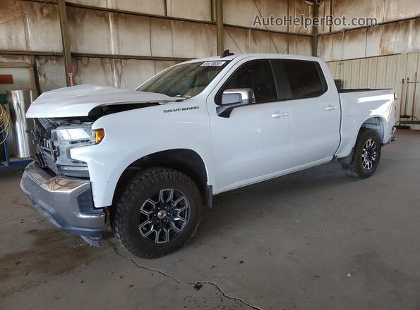 1GCPWCED5MZ202182 2021 CHEVROLET SILVERADO White Front left