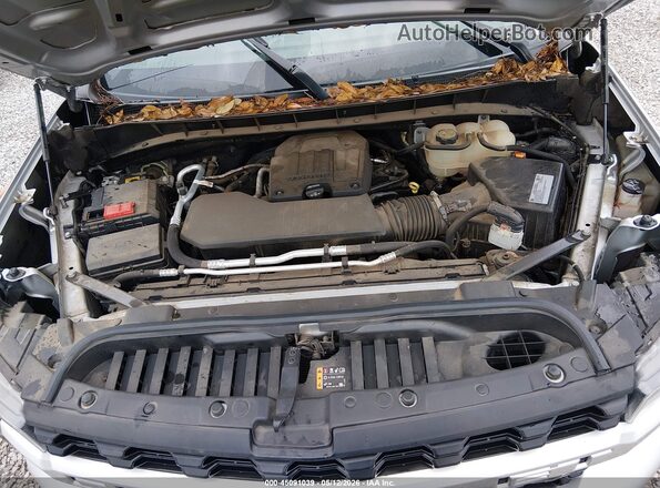 1GCPYBEK7MZ259261 2021 CHEVROLET SILVERADO Silver Widok z tyłu