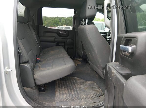 1GCPYBEK7MZ259261 2021 CHEVROLET SILVERADO Silver Widok naklejki z numerem VIN