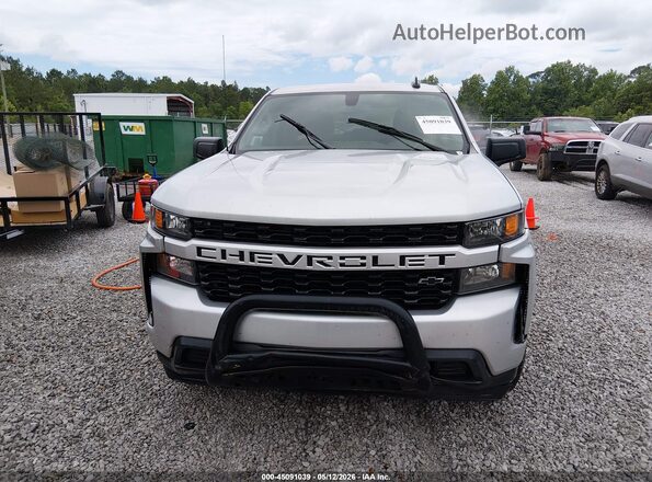 1GCPYBEK7MZ259261 2021 CHEVROLET SILVERADO Silver Widok zestawu wskaźników
