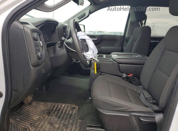 1GCPYCEF3MZ329959 2021 CHEVROLET SILVERADO Белый Вид салона спереди