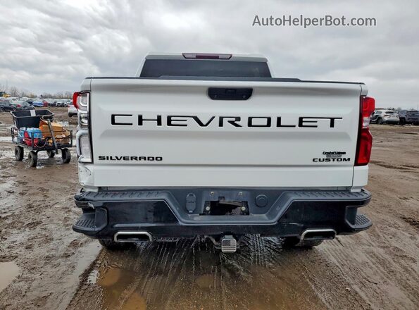 1GCPYCEF3MZ329959 2021 CHEVROLET SILVERADO Белый Вид сзади