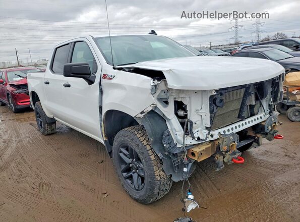 1GCPYCEF3MZ329959 2021 CHEVROLET SILVERADO Белый Передняя правая четверть