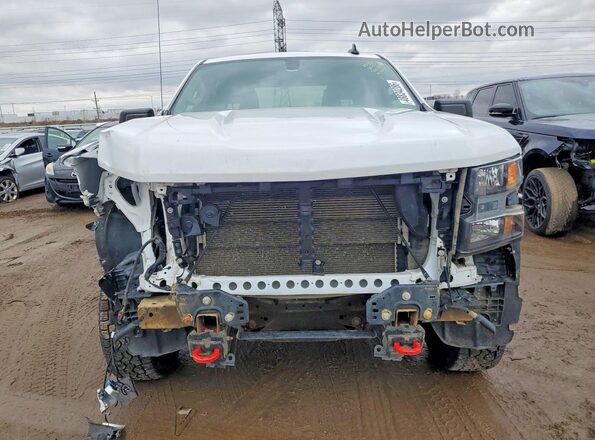 1GCPYCEF3MZ329959 2021 CHEVROLET SILVERADO Белый Вид спереди