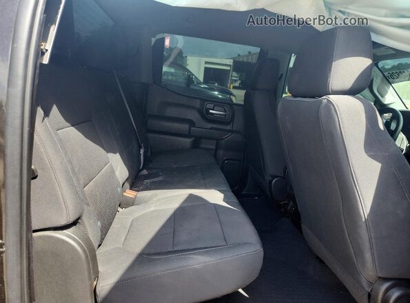 1GCPYCEF3MZ344915 2021 CHEVROLET SILVERADO Black Вид задніх сидінь