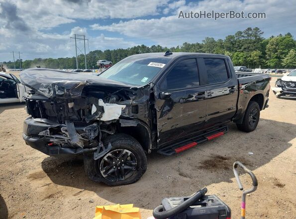 1GCPYCEF3MZ344915 2021 CHEVROLET SILVERADO Black Передня ліва чверть