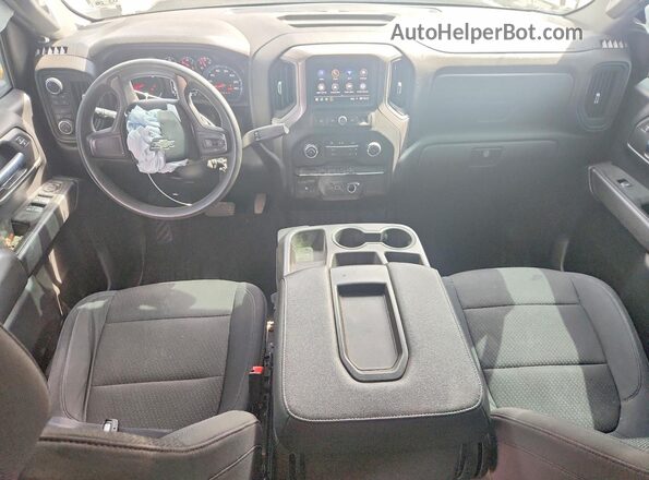 1GCPYCEF3MZ344915 2021 CHEVROLET SILVERADO Black Вид панелі приладів