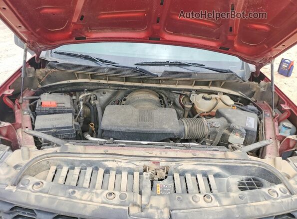 1GCPYCEF4MZ235959 2021 CHEVROLET SILVERADO Red Widok wnętrza z tyłu