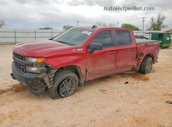1GCPYCEF4MZ235959 2021 CHEVROLET SILVERADO Red Przód lewy