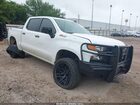 2020 Chevrolet Silverado 1500 4wd  Short Bed Custom Trail Boss White vin: 1GCPYCEF6LZ151320